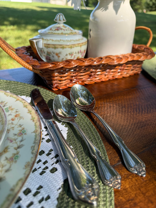 Rogers Oneida Stainless Flatware Set- 45 Pieces