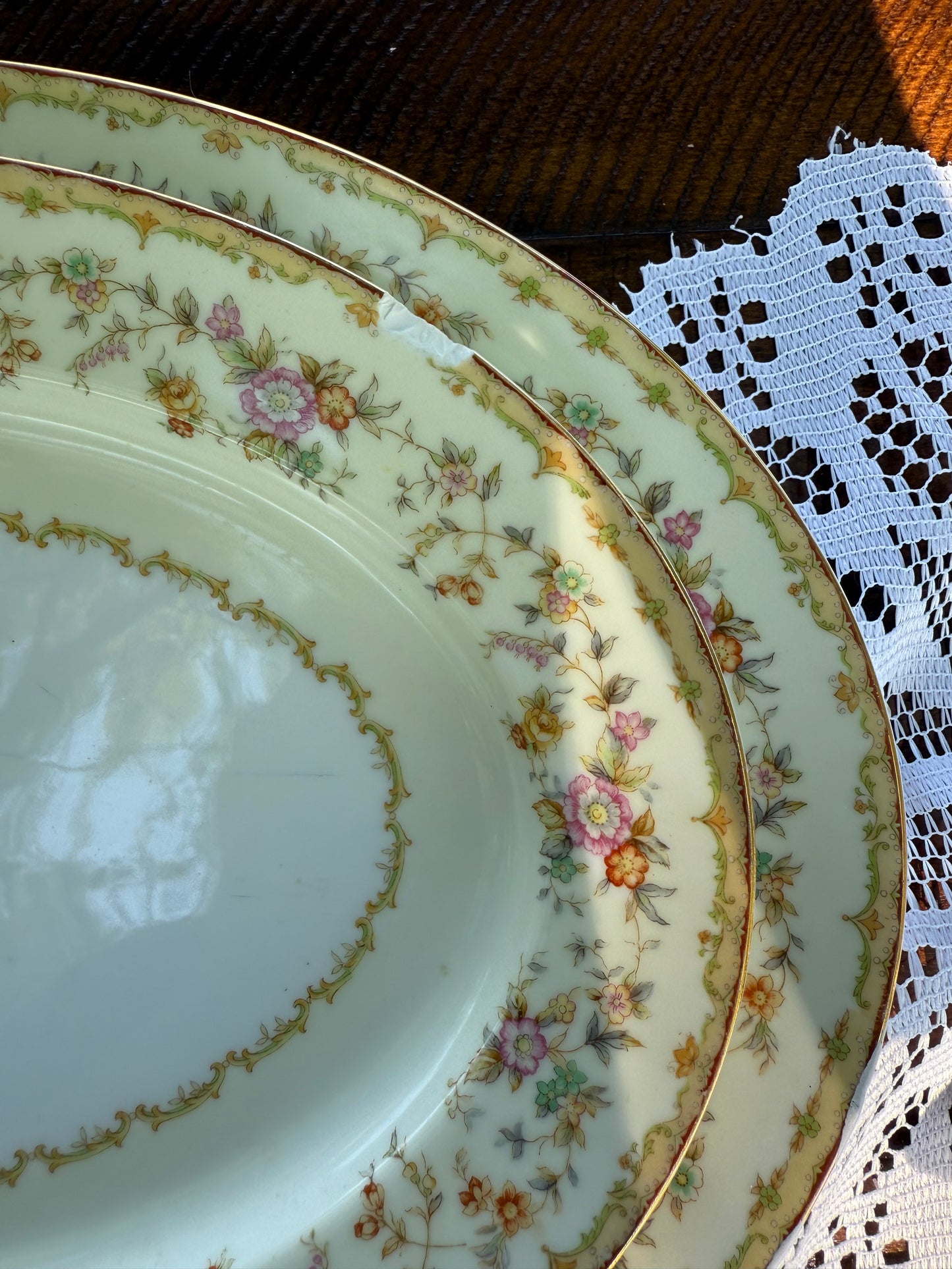 Noritake "Reina" China Set: Large 55 Piece Set in Mixed Condition