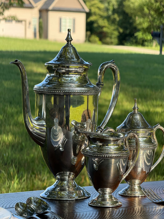 Vintage Silver Plated Tea Set