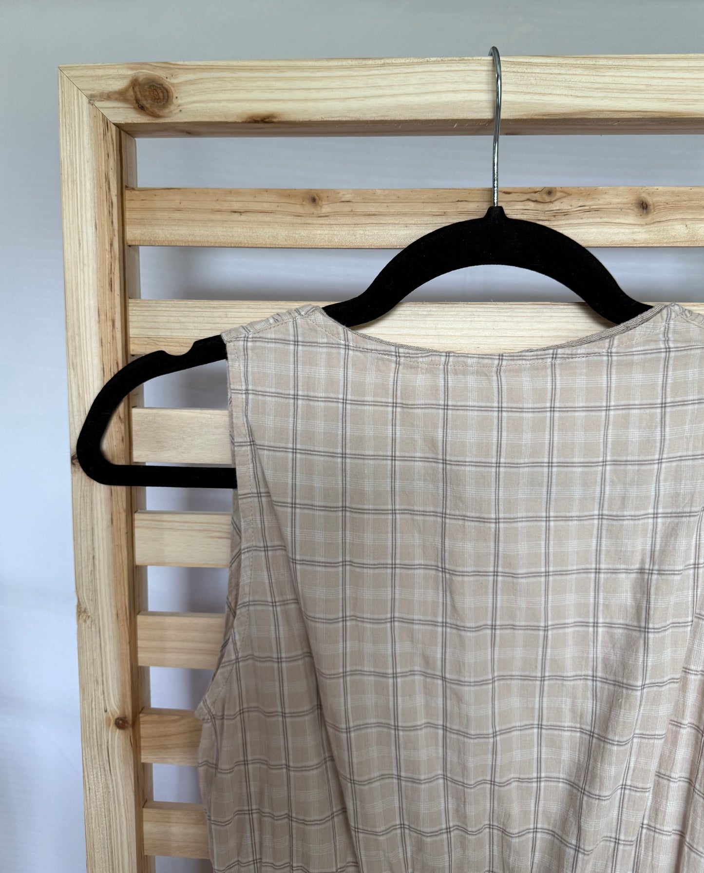 Converse Brand Plaid Dress with Lace Trim - Size XS